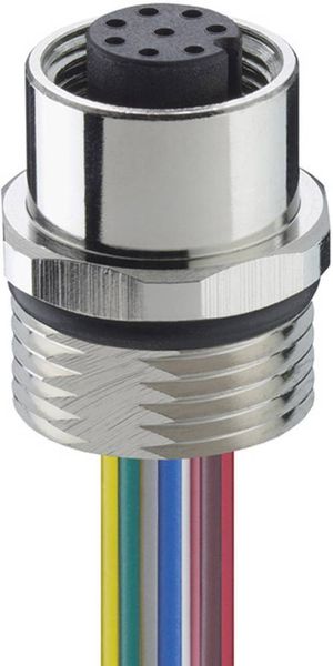 Produktbild: Lutronic 1232 Sensor-/Aktor-Einbausteckverbinder M12 Stecker, Einbau 0.50 m Polzahl Sensoren: 4 1 St.
