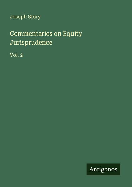 Produktbild: Commentaries on Equity Jurisprudence