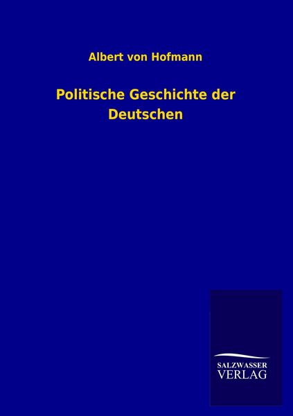 Produktbild: Politische Geschichte der Deutschen