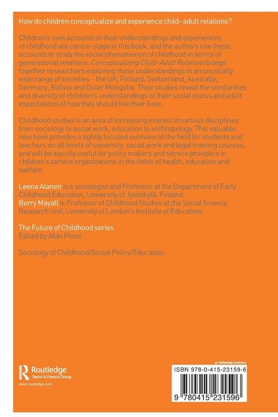 Produktbild: Conceptualising Child-Adult Relations