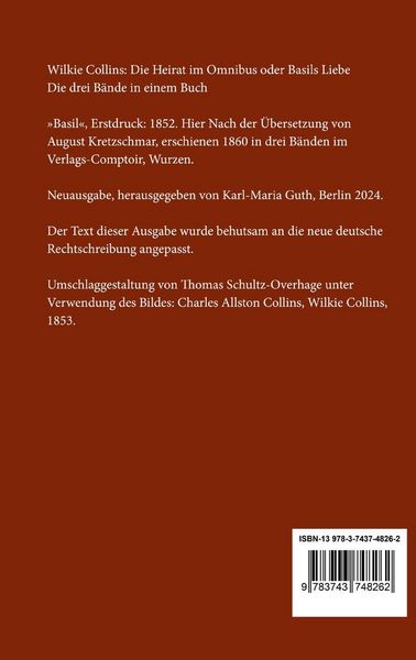 Produktbild: Die Heirat im Omnibus oder Basils Liebe