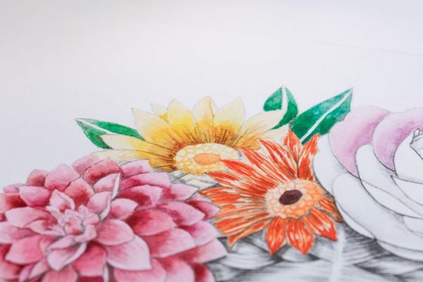 Produktbild: ODELIA, Ausmalblock Mixed Media, 20 Blatt A4 250g, Spiralbindung, Frauen