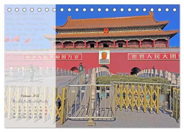 Produktbild: Geheimnisvolles China 2026 (Tischkalender 2026 DIN A5 quer), CALVENDO Monatskalender