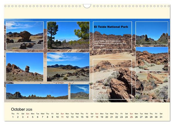 Produktbild: Enchanting Tenerife (Wall Calendar 2026 DIN A3 landscape), CALVENDO 12 Month Wall Calendar