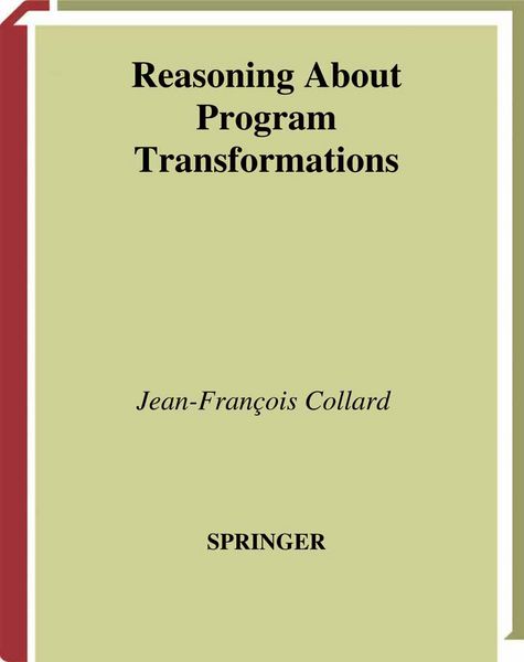 Produktbild: Reasoning About Program Transformations