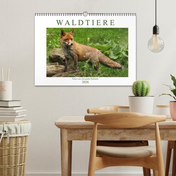 Produktbild: Waldtiere (Wandkalender 2026 DIN A3 quer), CALVENDO Monatskalender