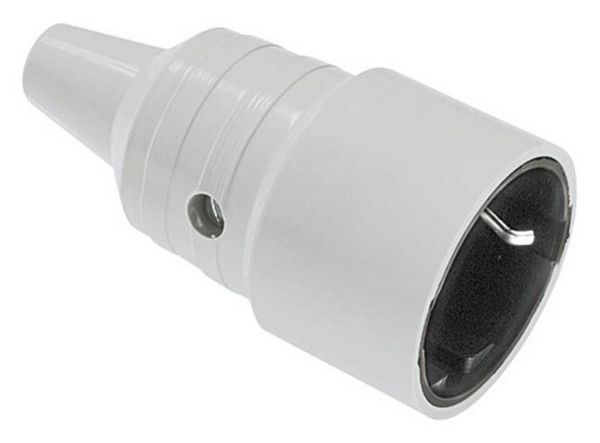Produktbild: Bachmann 912.971 Schutzkontaktkupplung Kunststoff 250 V Grau IP20