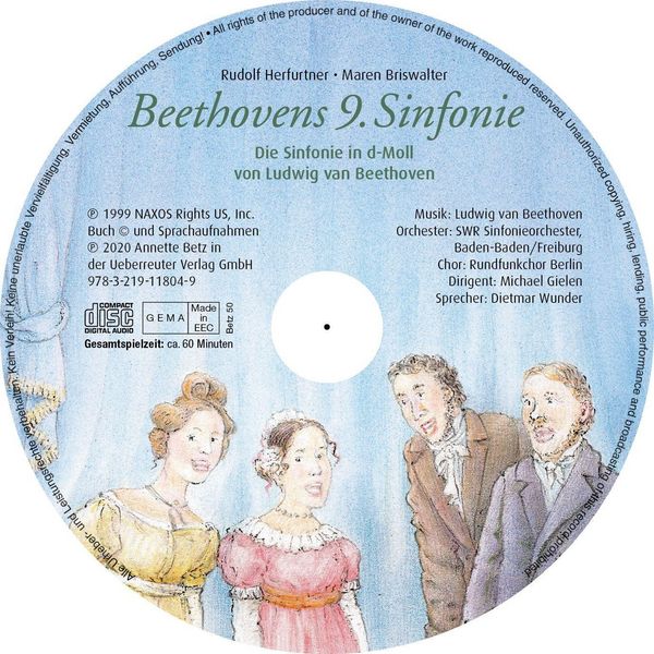Produktbild: Beethovens 9. Sinfonie (Das musikalische Bilderbuch mit CD und zum Streamen)