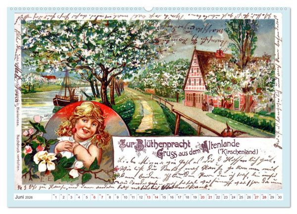 Produktbild: Gruss aus dem Altenlande (hochwertiger Premium Wandkalender 2026 DIN A2 quer), Kunstdruck in Hochglanz