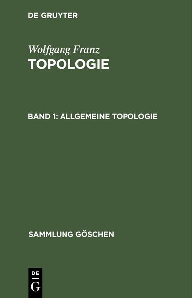Produktbild: Allgemeine Topologie