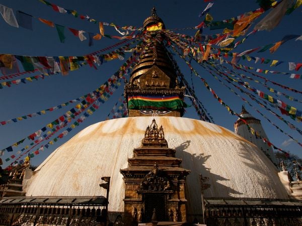 Produktbild: CALVENDO Puzzle Kathmandu | 1000 Teile Lege-Gr&ouml;&szlig;e 64x48cm Foto-Puzzle f&uuml;r gl&uuml;ckliche Stunden