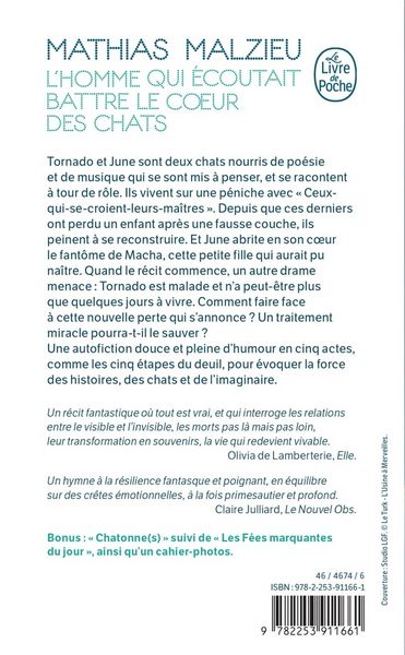 Produktbild: L'homme qui &eacute;coutait battre le coeur des chats