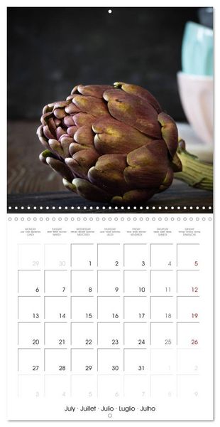 Produktbild: Aesthetic fruit and veggies (Wall Calendar 2026 12 &times; 12 Inch) CALVENDO 12 Month Wall Calendar