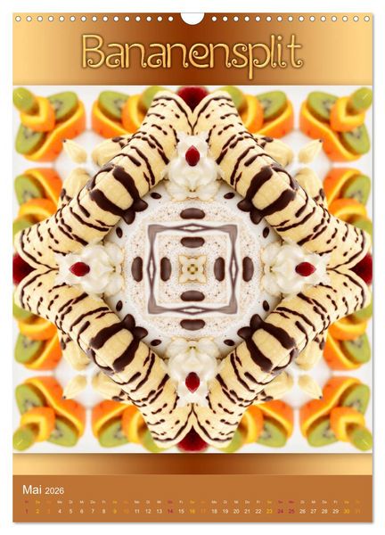 Produktbild: Kulinarische Mandalas (Wandkalender 2026 DIN A3 hoch), CALVENDO Monatskalender