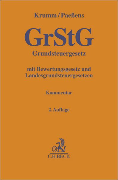 Produktbild: Grundsteuergesetz. GrStG