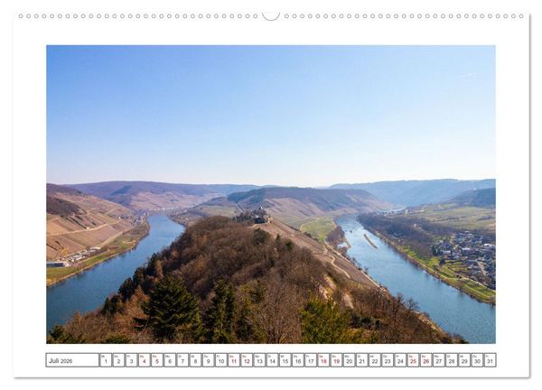 Produktbild: Die Mosel erwacht aus Ihrem Winterschlaf (hochwertiger Premium Wandkalender 2026 DIN A2 quer), Kunstdruck in Hochglanz