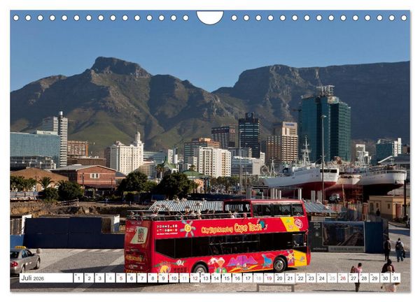 Produktbild: S&uuml;dafrika - Kapstadt (Wandkalender 2026 DIN A4 quer), CALVENDO Monatskalender