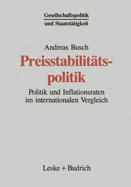 Produktbild: Preisstabilit&auml;tspolitik