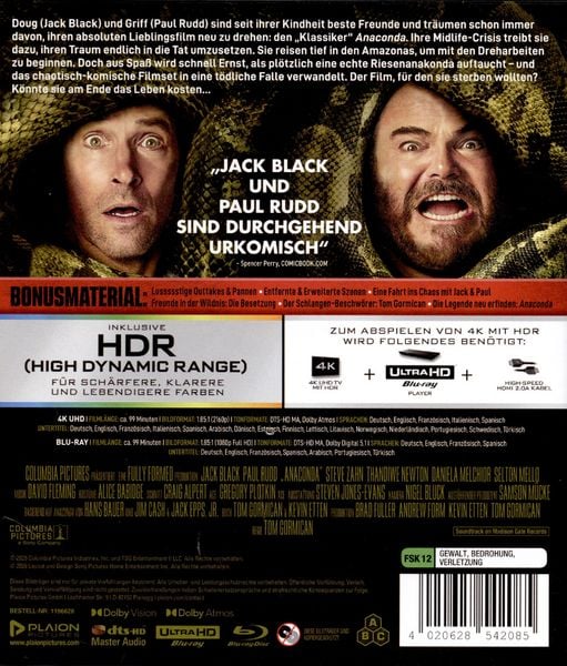 Produktbild: Anaconda (4K Ultra HD + Blu-ray)