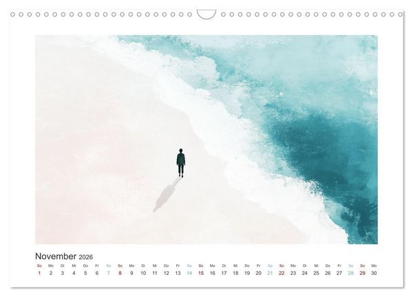 Produktbild: Die Wogen des Lichts (Wandkalender 2026 DIN A3 quer), CALVENDO Monatskalender