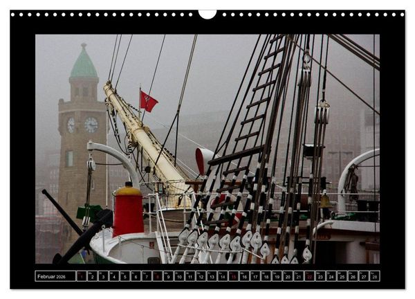 Produktbild: Rund um den Hamburger Hafen (Wandkalender 2026 DIN A3 quer), CALVENDO Monatskalender