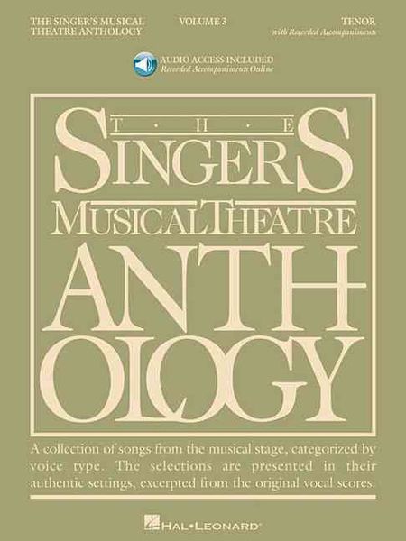 Produktbild: Singer's Musical Theatre Anthology - Volume 3 Book/Online Audio