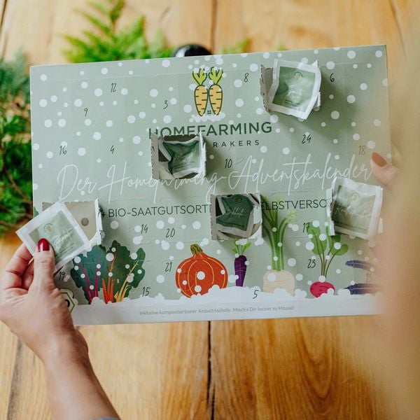 Produktbild: Adventskalender inkl. Anzuchtschale