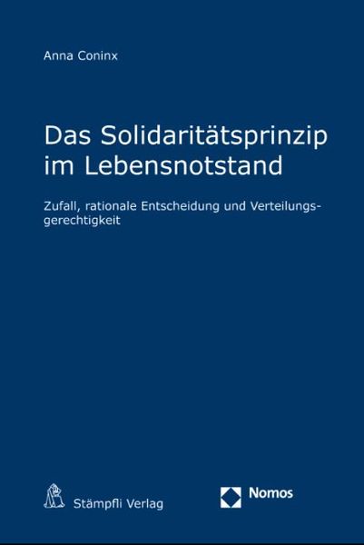 Produktbild: Das Solidarit&auml;tsprinzip im Lebensnotstand