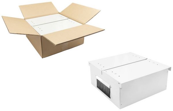 Produktbild: Digitus DN-49100 10 Zoll Wandgeh&auml;use 6 HE Grau, Grau (Metallgeh&auml;use), Grau (RAL 7035)