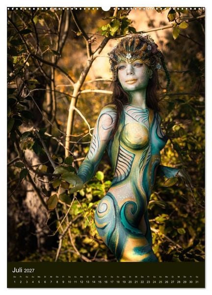 Produktbild: Bodypainting Adventures (Wandkalender 2027 DIN A2 hoch), CALVENDO Monatskalender