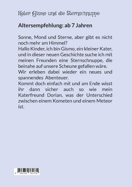 Produktbild: Kater Gismo und die Sternschnuppe