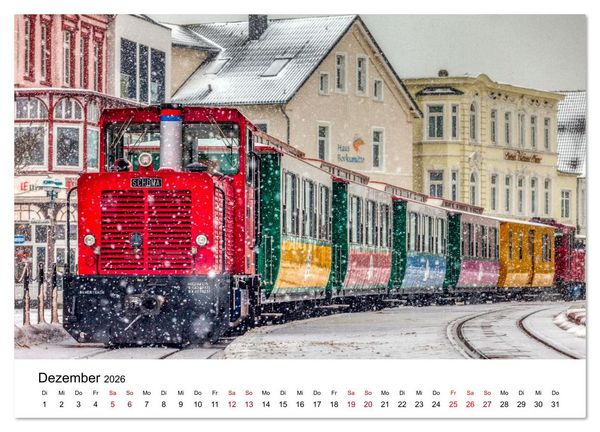 Produktbild: Insel Borkum - Ein Jahr zwischen Wind und Wellen (hochwertiger Premium Wandkalender 2026 DIN A2 quer), Kunstdruck in Hochglanz