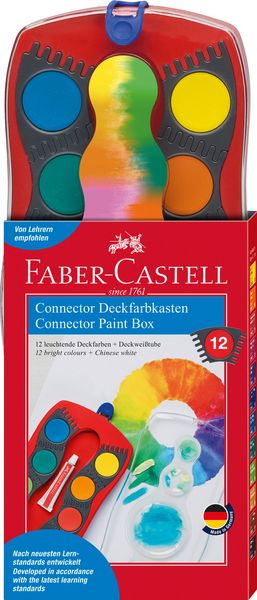 Produktbild: Faber-Castell Farbkasten Connector 12 Farben