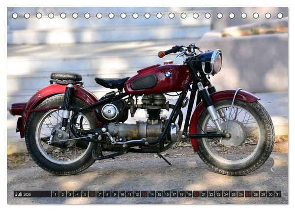 Produktbild: BMW R26 (Tischkalender 2025 DIN A5 quer), CALVENDO Monatskalender