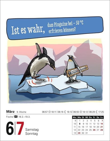 Produktbild: Ist es wahr, dass ...? Tagesabrei&szlig;kalender 2027 - Alltagswissen auf dem Pr&uuml;fstand
