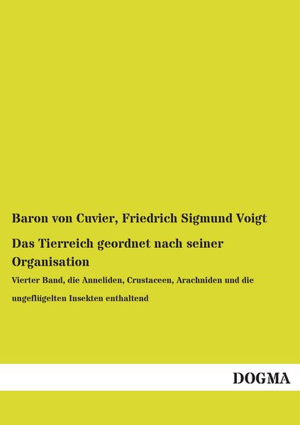 Produktbild: Das Tierreich geordnet nach seiner Organisation