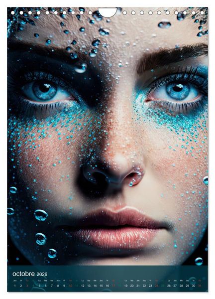 Produktbild: Femmes Aquatiques (Calendrier mural 2026 DIN A4 horizontal), CALVENDO calendrier mensuel