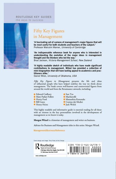 Produktbild: Fifty Key Figures in Management