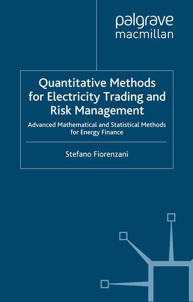 Produktbild: Quantitative Methods for Electricity Trading and Risk Management