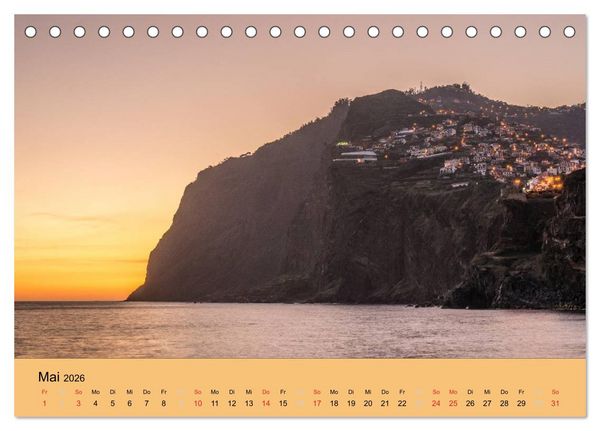 Produktbild: Zauberhaftes Madeira (Tischkalender 2026 DIN A5 quer), CALVENDO Monatskalender