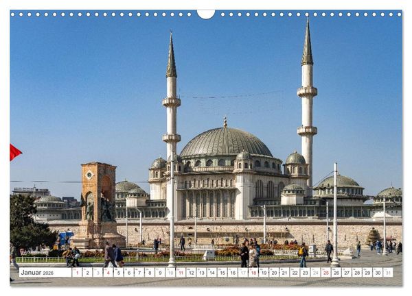 Produktbild: Istanbul - Faszination Moschee (Wandkalender 2026 DIN A3 quer), CALVENDO Monatskalender