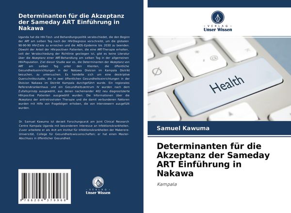 Produktbild: Determinanten f&uuml;r die Akzeptanz der Sameday ART Einf&uuml;hrung in Nakawa