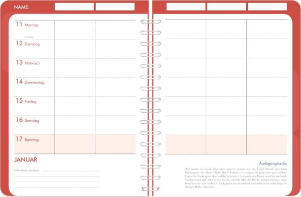 Produktbild: Familienplaner-Buch Flowers 2027