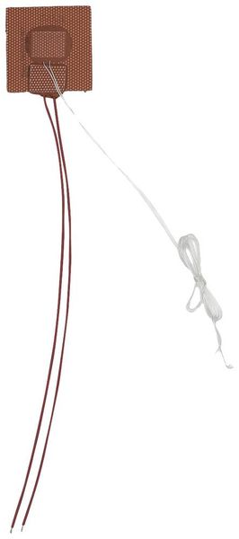Produktbild: Thermo TECH Silikon Heizfolie glasfaserverst&auml;rkt 24 V/AC, 24 V/DC 25 W Schutzart IPX7 (L x B) 50 mm x 50 mm