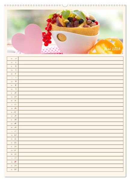 Produktbild: Guten Appetit (Wandkalender 2026 DIN A2 hoch), CALVENDO Monatskalender