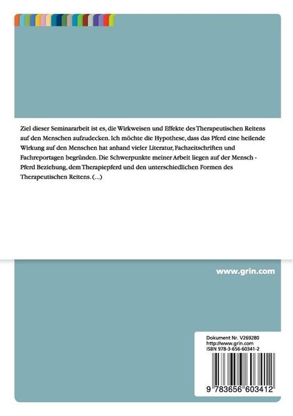 Produktbild: Das Tier als Therapeut. Mythos oder Wahrheit?