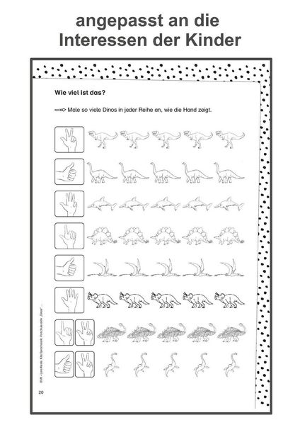 Produktbild: Kita Sprachstark: Vorschule aktiv Dinos