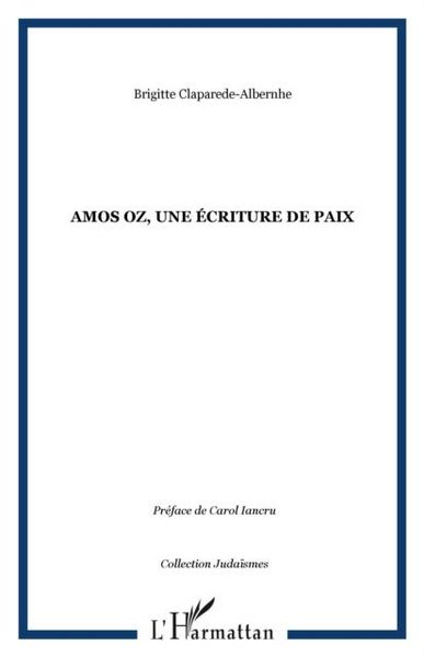 Produktbild: Amos Oz, une ecriture de paix