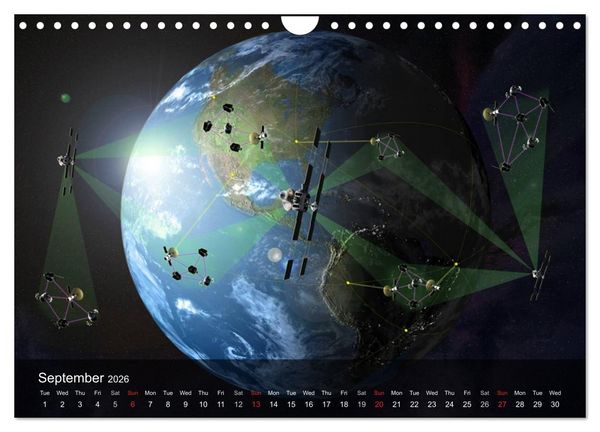 Produktbild: Space and Universe (Wall Calendar 2026 DIN A4 landscape), CALVENDO 12 Month Wall Calendar