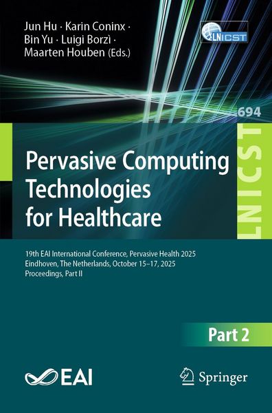 Produktbild: Pervasive Computing Technologies for Healthcare